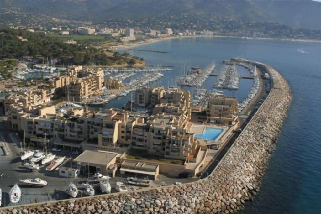 Face Mer Entre Plage Et Marina Bormes-les-Mimosas Ngoại thất bức ảnh