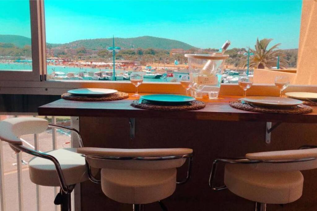 Face Mer Entre Plage Et Marina Bormes-les-Mimosas Ngoại thất bức ảnh